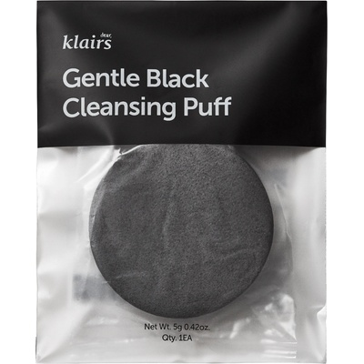 Klairs Gentle Black Cleansing Puff čisticí houbička na obličej – Zboží Dáma