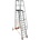KRAUSE Сгъваема едностранна платформена стълба Krause, Vario Compact, 12 стъпала, основа 1440 м (10833174) (10833174)