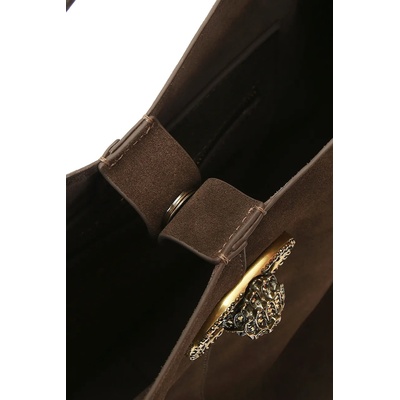 Kurt Geiger London шопинг чанта дамска от велур CHELSEA LG SLOUCH HOBO (5049731209)