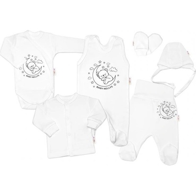 Baby Nellys Soupravička do porodnice 6D, Medvídek na měsíčku – Zboží Dáma