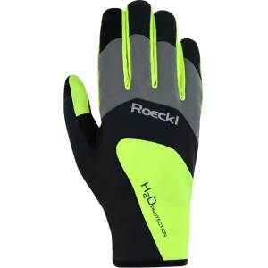 Roeckl Sports Ръкавици Roeckl Sports Rapallo Gloves - Dress Black / Fluo Yellow - размер 7, 5 (EU) (202-5971-0213)