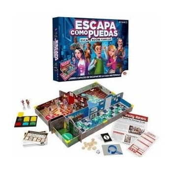 Bizak Настолна игра Bizak Escapa como puedas - Escape Room Familiar ES
