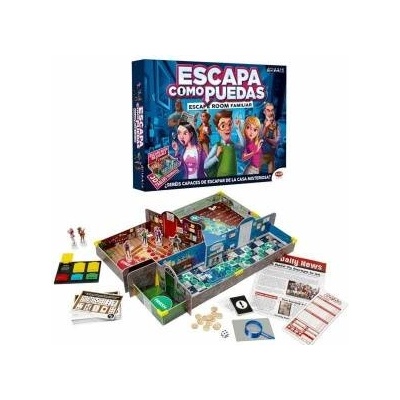 Bizak Настолна игра Bizak Escapa como puedas - Escape Room Familiar ES