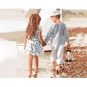 Ideyka Рисуване по номера - приятелство - 40 x 50 см (KHO2328)