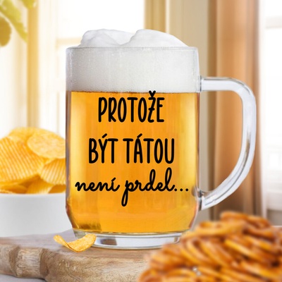 Ahome na pivo Protože být tátou není prdel 500 ml – Zboží Mobilmania