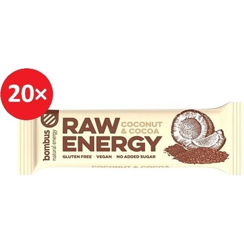 Bombus RAW Energy 20 x 50 g