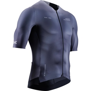 X-Bionic Мъжка фланелка с къс ръкав за колоездене X-Bionic Corefusion Aero Jersey S/S Cycling jersey - Dark Monochromatic Heatmap (056-3181-0213)