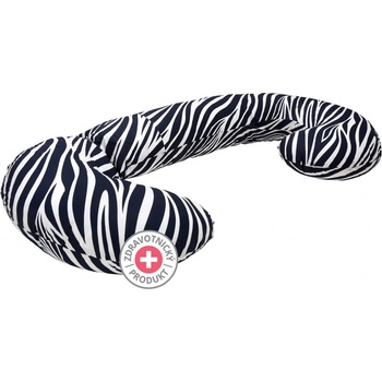 Motherhood Těhotenský polštář modrá zebra