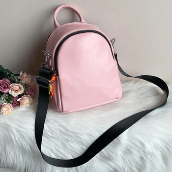 Image 1 of Розова Дамска Чанта Раница - Модел 8812