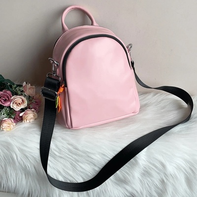 Розова Дамска Чанта Раница - Модел 8812