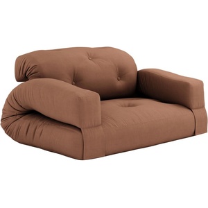 Karup Design Оранжев разтегателен диван 140 cm Hippo - Karup Design (810759759140)