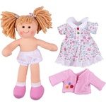 Bigjigs Toys Платнена кукла Poppy 28 см (BJD005)