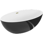 Mexen Nike 175x100 cm black/white/gold (54071751075-50)