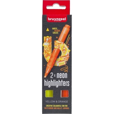 Royal Talens Highlighters Маркер Yellow Orange 2 бр (60283202-BRUYNZEEL)