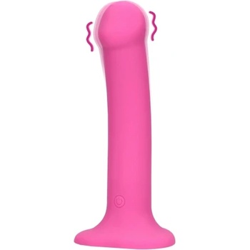 Shots Toys Вибриращо силиконово дилдо Loveline