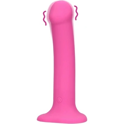 Shots Toys Вибриращо силиконово дилдо Loveline