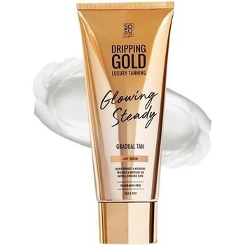 Sosu by Suzanne Jackson samoopalovací krém Light/Medium Dripping Gold Glowing Steady (Gradual Tan) 200 ml