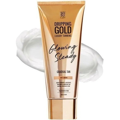 Sosu by Suzanne Jackson samoopalovací krém Light/Medium Dripping Gold Glowing Steady (Gradual Tan) 200 ml