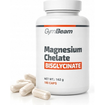 GymBeam Hořčík chelát bisglycinát 180 kapslí