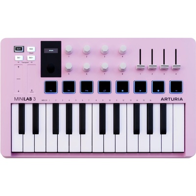 Arturia MiniLab 3 Rose Quartz Миди клавиатура (MINILAB3-ROSEQUARTZ)