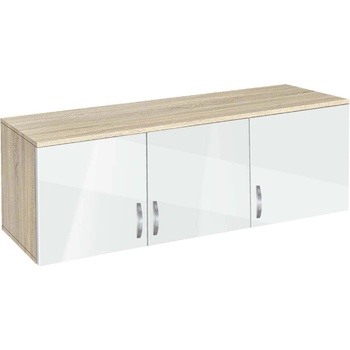 Bogdan Furniture G Надстройка за гардероб Memo. bg, модел BM-Ava 3, ГБ сонома и бяло гланц