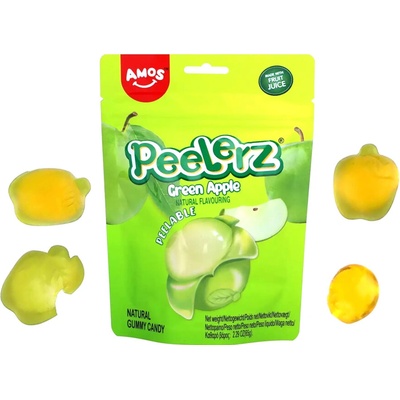 Amos Peelerz Gummy Green Apple 65 g