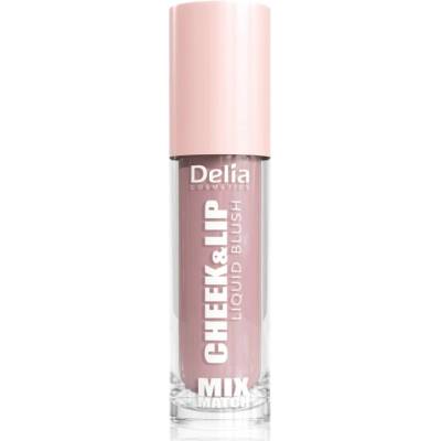 Delia Cosmetics Mix&Match Cheek & Lip Liquid Blush tekutá lícenka na pery a líca 02 4 ml