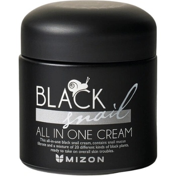Mizon 90% Black Snail All In One Cream pleťový krém s filtrátem sekretu Afrického černého hlemýždě 75 ml