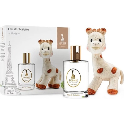 Sophie la girafe La Girafe подаръчен комплект с тоалетна вода 100мл и плюшена играчка за деца 1 бр
