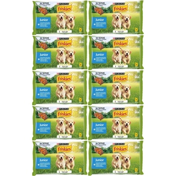 Friskies Puppy VitaFit s kuraťom a mrkvou v šťave 4 x 100 g