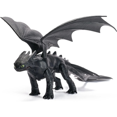 DreamWorks Интерактивна играчка DreamWorks - How to Train Your Dragon, Plasma Sounds, Беззъб (6074241)