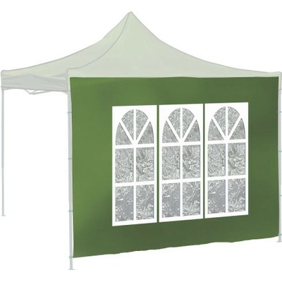 Cattara Bočnice pre párty stan WINDOW 2x3m 420D zelená WATERPROOF