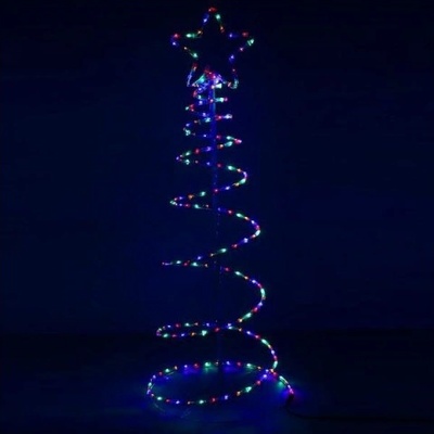 SPRINGOS LED Vianočný stromček 135cm 192LED IP44 multicolor