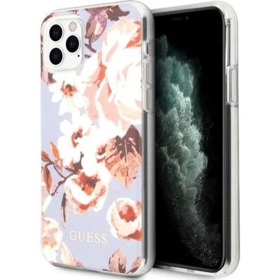 GUESS Кейс Guess Flower Collection за Apple iPhone 11 Pro Max, Лилав (3700740475553)