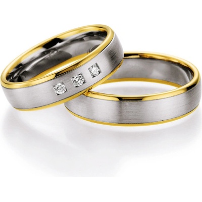 Snubní prsteny s diamanty SP703