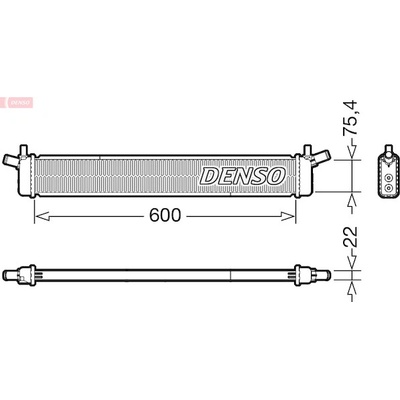 Chladič, chlazení motoru DENSO DRM50136