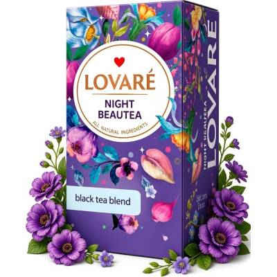LOVARÉ Night Beautea černý čaj 24 ks 48 g