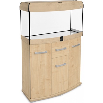 Diversa Solid LED akvarijní set vypouklý javor 112 l