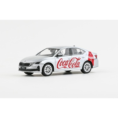 ABREX Škoda Octavia IV FL 2024 Coca-Colastříbrná 1:43