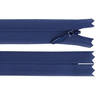 Spirálový zip skrytý YKK No 3 délka 50 cm dederon Varianta: 388 modrá královská, Balení: 1 ks 62268/161945/289220