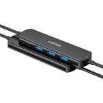 Unitek KVM Hub 10 Gbps - switching between 2 hosts, 3×USB-A