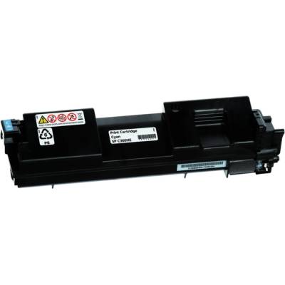 Ricoh Тонер касета за Ricoh Aficio SP C 360 Series/C 360 dn/C 360 dnw/360/360 SFNw/360 SNw/360 dn/360 dnw/361 SFNw/SPC360HE, Cyan, Ricoh SPC360HE (408184), за 5000 брой копия (408184 Cyan)