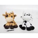 SUN-DAY Mascot Cow 2 colors 30cm 163813 Sunday mix price for 1 piece