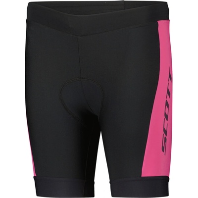 Scott Dětské Shorts Jr RC Pro Black/Carmine Pink