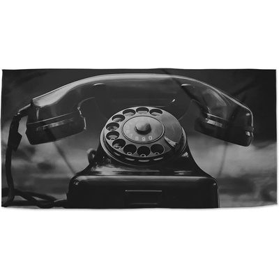 SABLIO Ručník - Starý telefon 30x50 cm