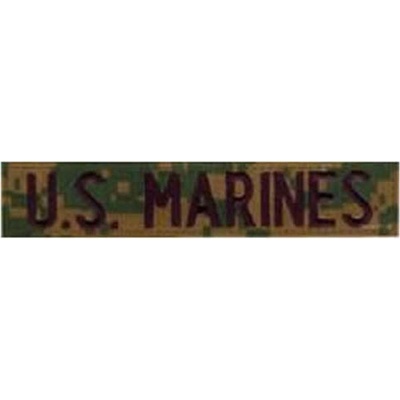 MILITARY RANGE Nášivka "U.S MARINES" VELCRO MARPAT WOODLAND