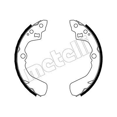 Sada brzdových čeľustí METELLI 53-0037