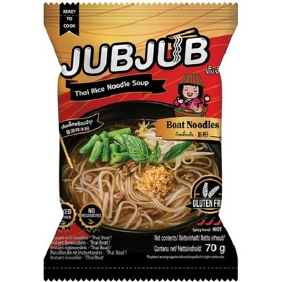 Jub Jub Instantní rýžové nudle Thai Boat 70 g