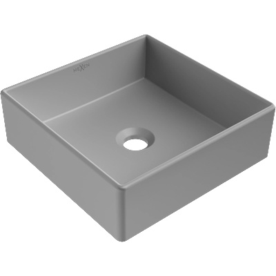 Mexen Goya мивка за плот 35 x 35 см, светло сива мат - 22183561 (22183561)