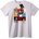 NOONEBRAND Тениска Space Jam Пълен Терен - 2XL, White